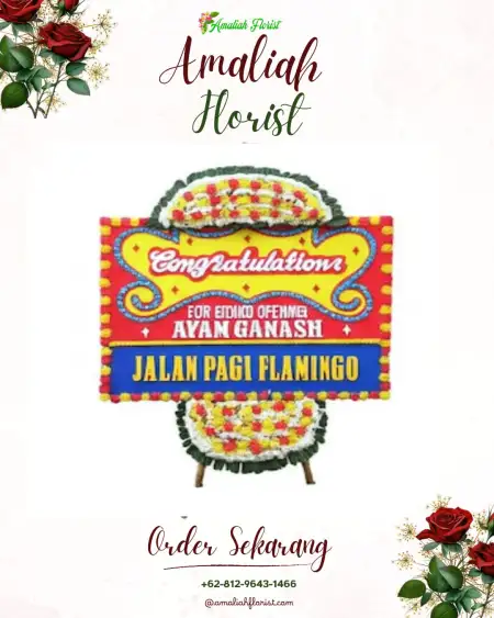 Sewa Papan Bunga Brajan